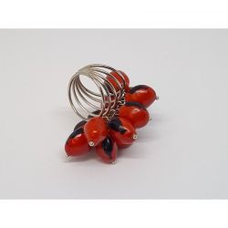 Anillos Semillas Etse Rojo