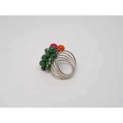 Anillos Semillas Achira Verde