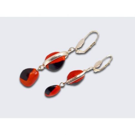 Aretes De Semilla Etse Rojo