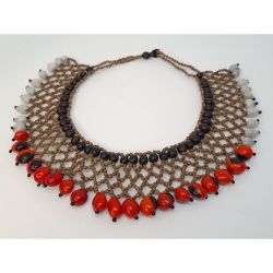 Collar Redondo Y 3 Puntas Etse San Pedro Blanco