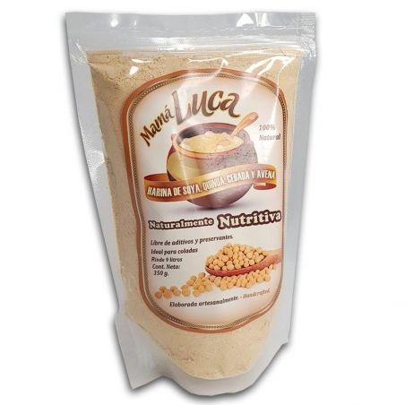 Harina de Soya, Quinoa, Cebada, y Avena (Mama Luca) 350gr