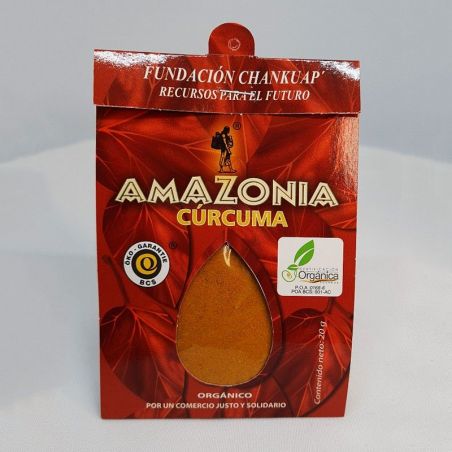Cúrcuma, Deshidratada Y Molida (Especia) Orgánica 20gr. / Cúrcuma Amazonía Especia Orgánica 20gr.