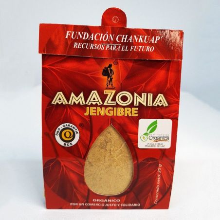 Jengibre Deshidratado Y Molido Orgánico (Especia) 20gr. / Jengibre Amazonía Especia Orgánico 20gr.