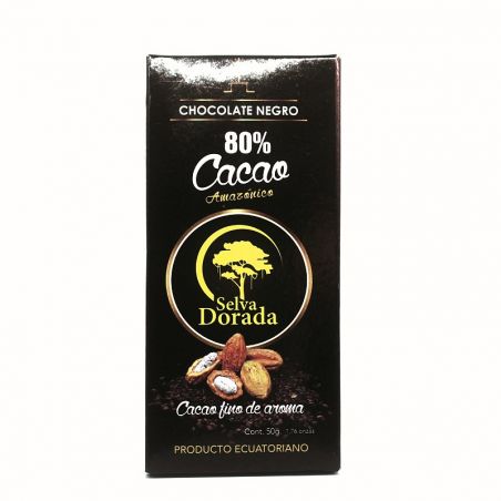 Chocolate negro 80% cacao 50gr