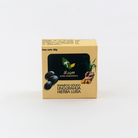Shampoo sólido Ikiam Ungurahua Hierba Luisa 80 gr