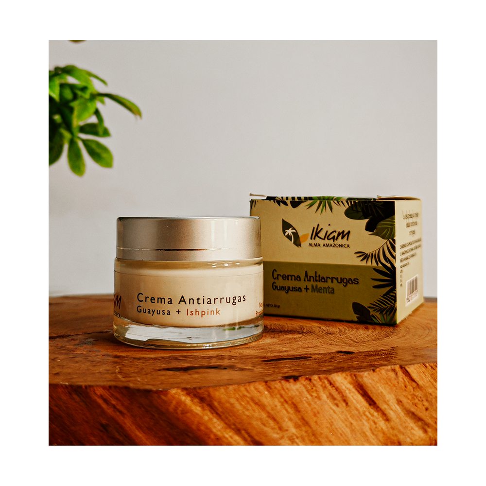 Crema antiarrugas de guayusa & ishpink (Canela Amazónica)