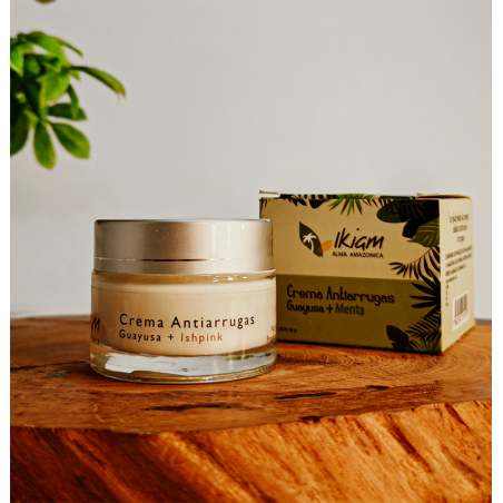 Crema antiarrugas de guayusa & ishpink (Canela Amazónica)