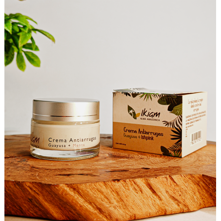 Crema antiarrugas de guayusa & menta