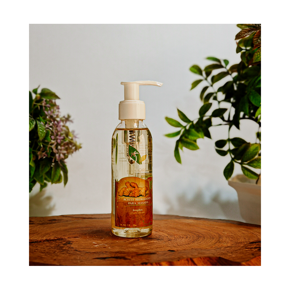 Aceite para Masajes de Jengibre 120 ml