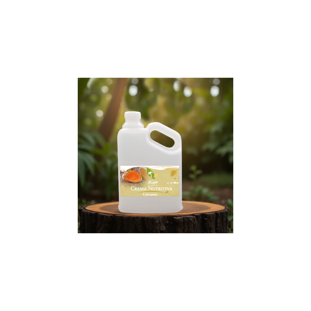 Crema nutritiva con cúrcuma